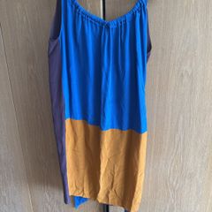 Marni x H and M silk knee length halter dress size 34 (8)