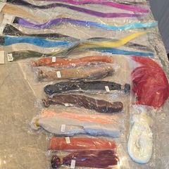 19 x Packs of Hair Fake Faux Doll Rehair Project