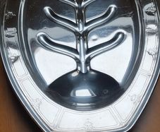 silver tray