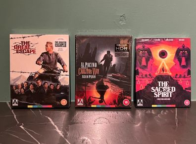 3 Limited Edition Box Sets - 4K/Blu Ray - Out of Print - Brand New Sealed