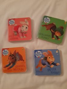 Peter Rabbit mini library with 4 books