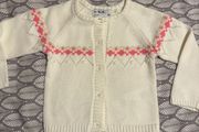 New - lovely baby girls cardigan 12-18 m