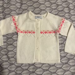 New - lovely baby girls cardigan 12-18 m