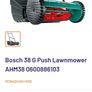 Bosh 38g push lawnmover Image 3