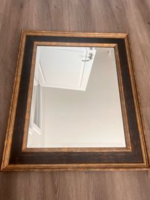 gold/rustic effect mirror