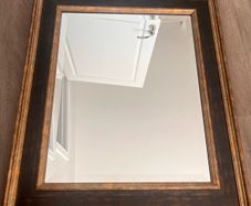 gold/rustic effect mirror