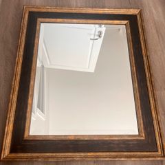 gold/rustic effect mirror