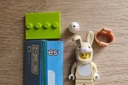lego cute bunny costume fan, collectible series 28