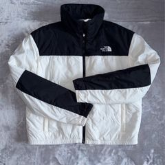 The North Face Size L Gardenia White/Black Gosei Puffer Jacket