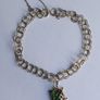 Vintage 9K Solid Gold 375 Chain Link Charm Bracelet 5,52g Image 4