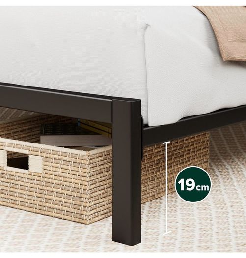 3ft Single Bed Frame with Headboard