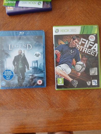 Xbox 360 with Games and Kinect