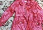 Girls red jacket 5-7yo