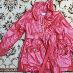 Girls red jacket 5-7yo