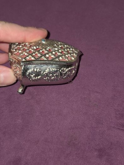 Vintage Japanese Silver Jewellery Box