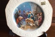 Vintage Carrigaline Cork Nativity picture plate