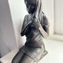 Vintage Lady Brushing Hair Genesis Bronze Figure Image 10