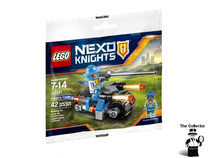 LEGO Nexo Knights 30371 Knight's Cycle 38 Pieces With Minifigure Brand New Sealed