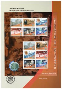 2000 Ireland Celebrating the Millennium Series 5 World Events Special First Day Cover Presentation Pack