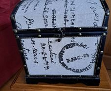 vintage look storage chest