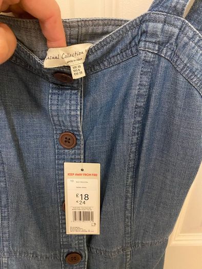 Denim Dress BNWT size 10