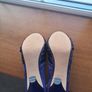 Clarks Purple Satin Heels Image 6