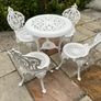 cast iron  garden table and chairs Image 5