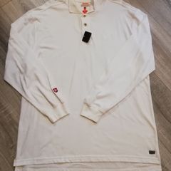 New Dunlop Golf white long sleeve high collar top XL size