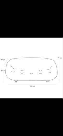 Linge Roset ploum sofa