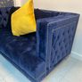 Navy chesterfield 3 seater & 2 seater suite Image 5