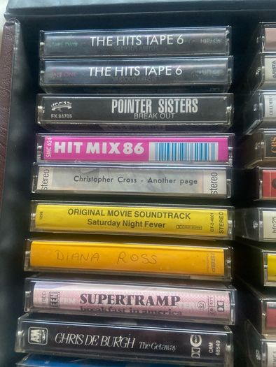 Cassette tapes collection.