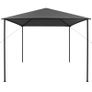 Gazebo 3x3 m Anthracite Fabric and Steel 180 g/sq. meter Image 4