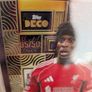 Jeremie Frimpong Liverpool Topps Deco Auto /50 Image 2