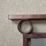 Large bronze over mantle mirror Image 2