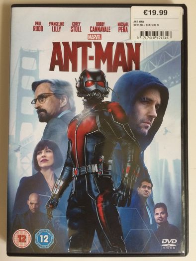 Ant-Man (Marvel) [2015] Paul Rudd, Michael Douglas, Evangeline Lilly & Michael Pena [Movie DVD]