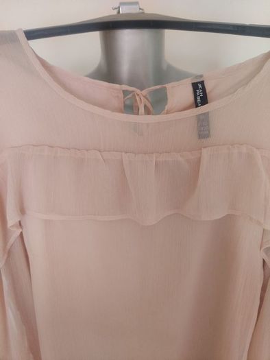 Jean Pascale dusty pink off shoulders blouse size UK18 EU46 Postage included
