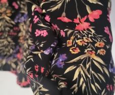 Compania Fantastica black floral blouse Sz XL ( Fit 12-14 UK) - Rrp 70 ( New)