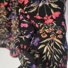 Compania Fantastica black floral blouse Sz XL ( Fit 12-14 UK) - Rrp 70 ( New)
