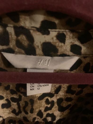 H&M Animal Print Blouse S16