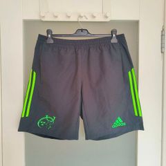 Vintage Adidas Munster Rugby training shorts