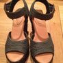 Brand New Black Schuh Wedge Sandals Size 4 Image 2