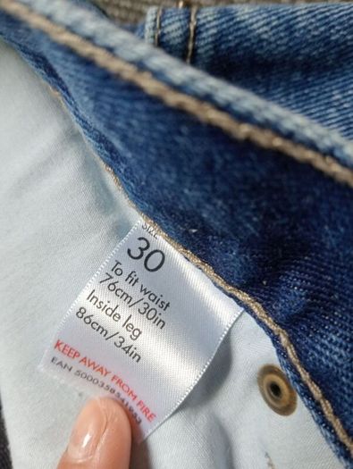 Mens dark blue jeans