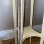 Cream wooden side table Image 2