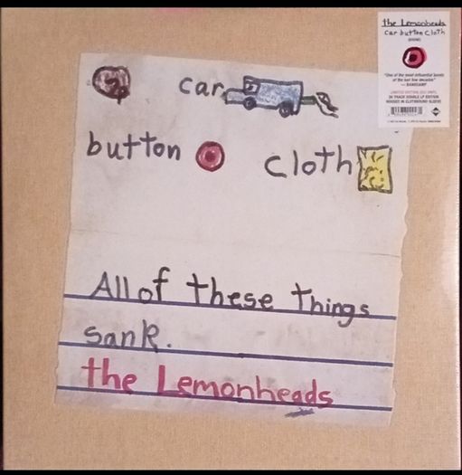 Lemonheads Car button cloth 2lp deluxe 2025 reissue