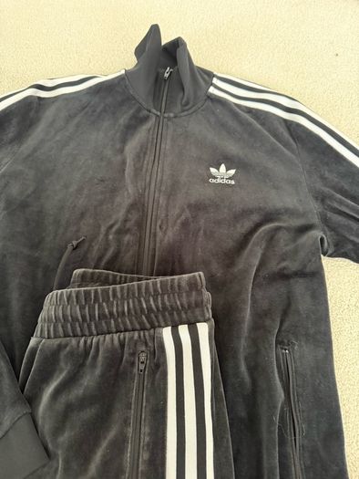 Adidas Originals Velour Tracktop and Shorts