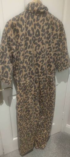 leopard print boilersuit