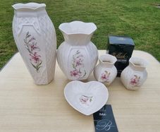 Belleek Pottery porcelain set