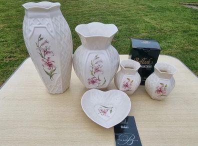 Belleek Pottery porcelain set