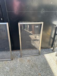 Aluminium Perspex screen