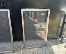 Aluminium Perspex screen